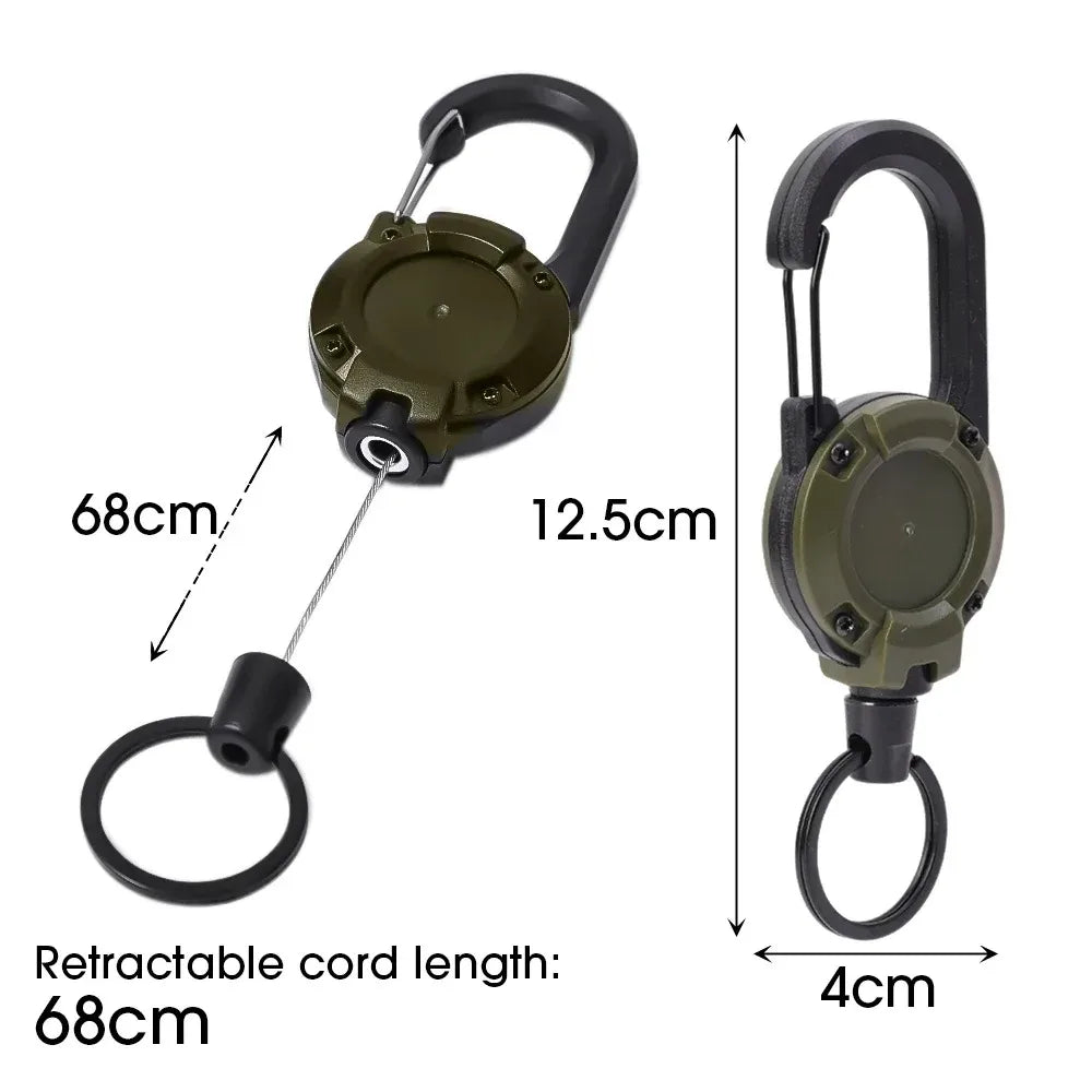 Trail Lock Anti-Lost Retractable Carabiner Keychain | Stornfield