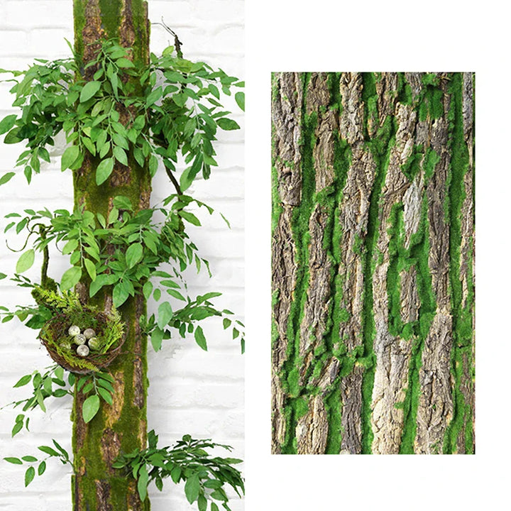 Stornfield | DIY Green Plant Bark Wall Decor