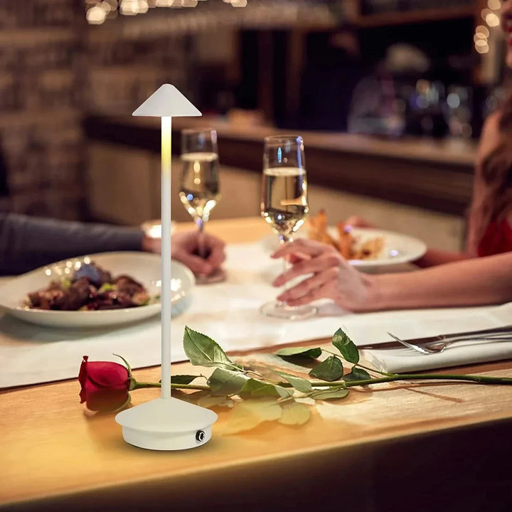 Stornfield | Rechargeable Table Lamp Creative Decorative Table Lamp for Dining Room Touch LED Hotel Bar Coffee Pina Pro Floor Lamp