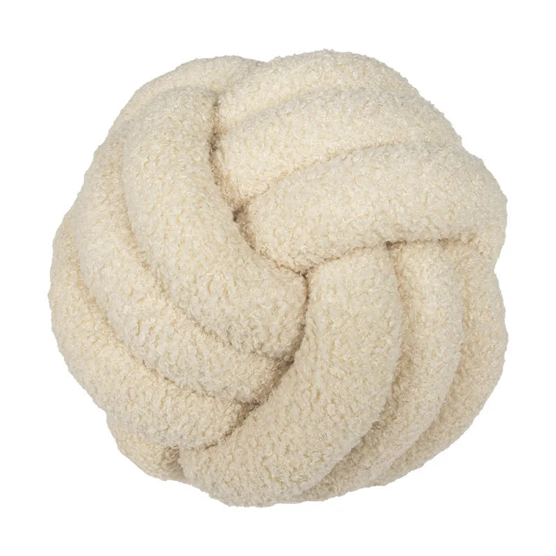 Stornfield | Cushion - Comfortable - Hand-knotted ball - Sheep's wool