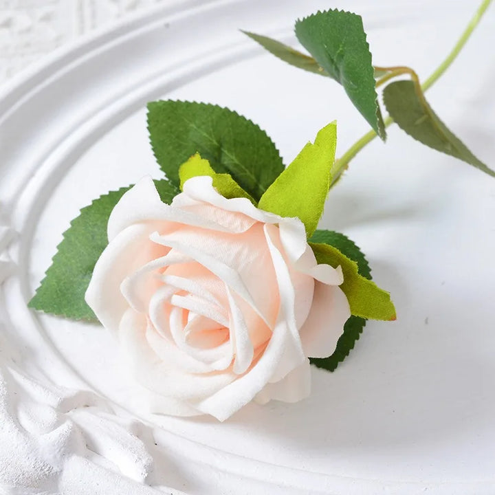 Stornfield | 20 Pieces Realistic Velvet Silk Rose Bouquet
