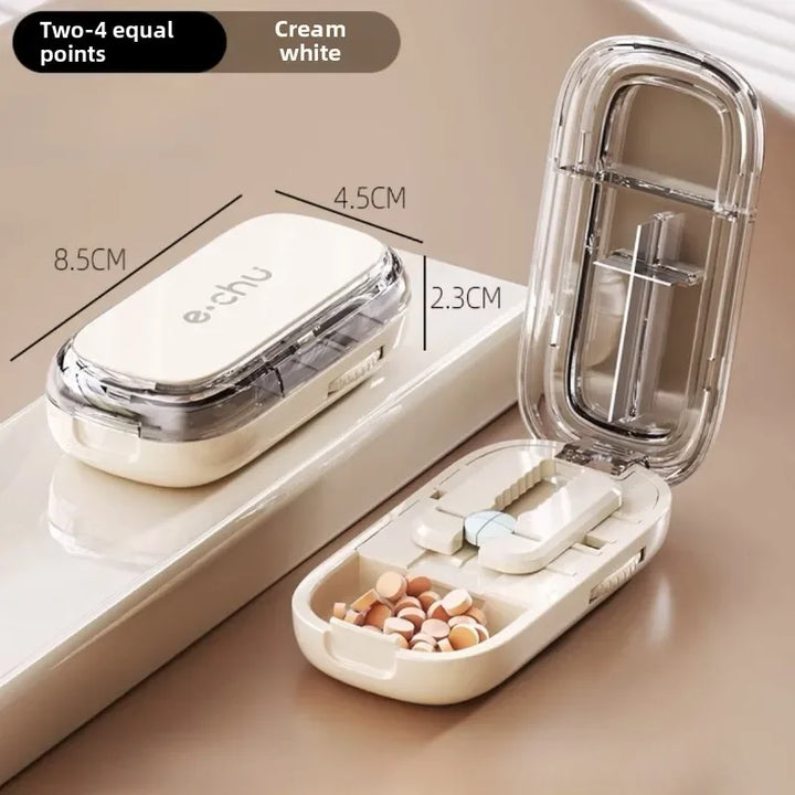 Pocket Size Dustproof Pill Cutter Organizer | Stornfield