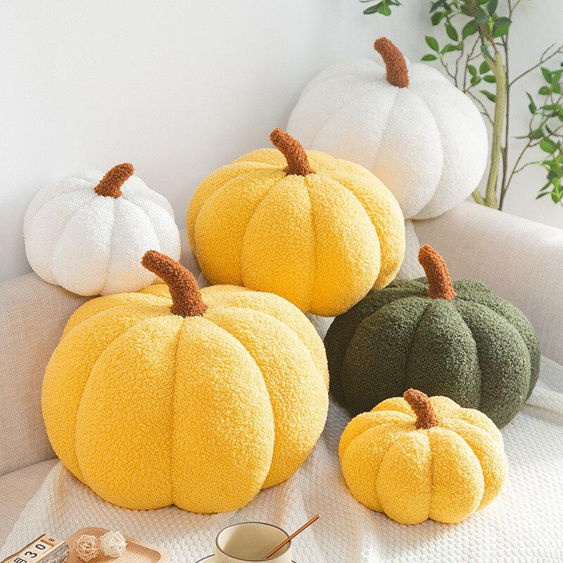 Soft Pumpkin Plush Halloween Pillows | Stornfield