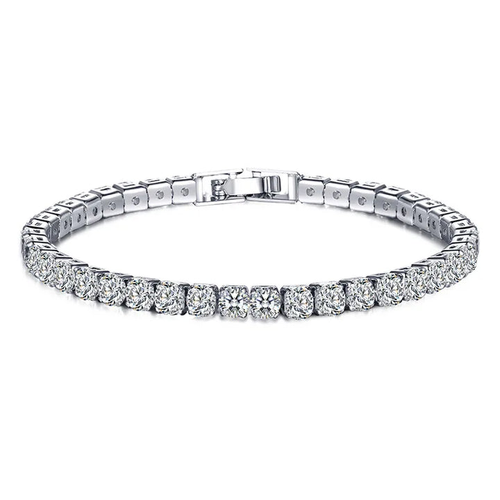 Stornfield | Tennis Bracelet – Shine with Attitude: Sterling Silver Elegance and Hip-Hop Flair!