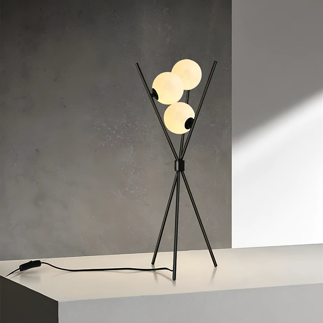 Mila - Stylish Minimalist Floor Lamp with Moon Design | Stornfield