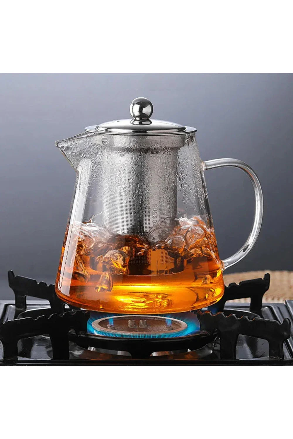 Stornfield | Glass Teapot with Stainless Steel Infuser