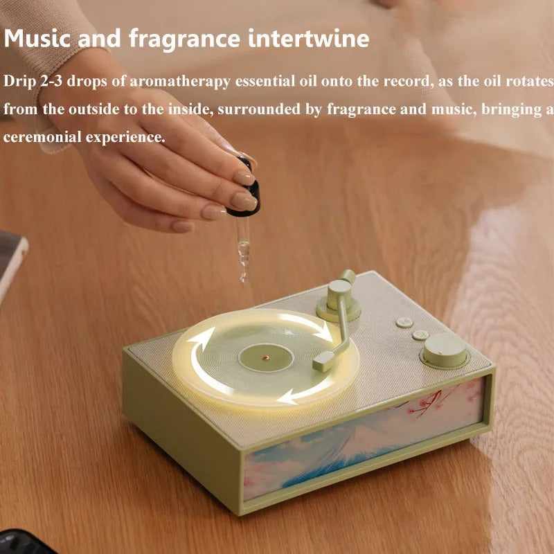 Vintage Design & LED Mood Lighting Wireless Aromatherapy Speaker | Stornfield