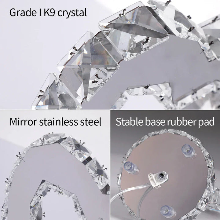 Stornfield | AmbientShine | Modern Crystal Table Lamp
