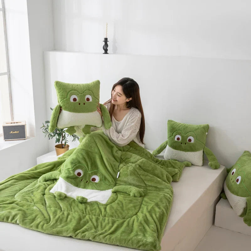 Cozy Dreams Mini Monster Quilted Pillow Stonrfieldanket | Stonrfield