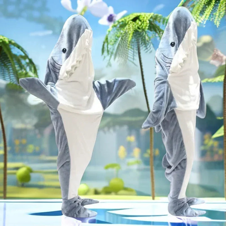Snuggly Shark Cozy Hooded Onesie Stonrfieldanket | Stonrfield