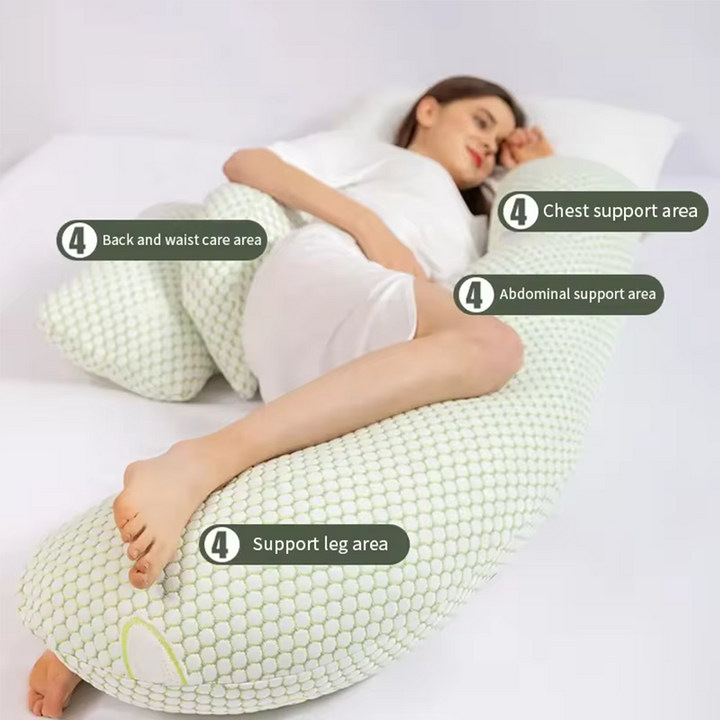 ComfyMama U-shaped pregnancy pillow – Full body support & washaStornfielde cover | Stornfield