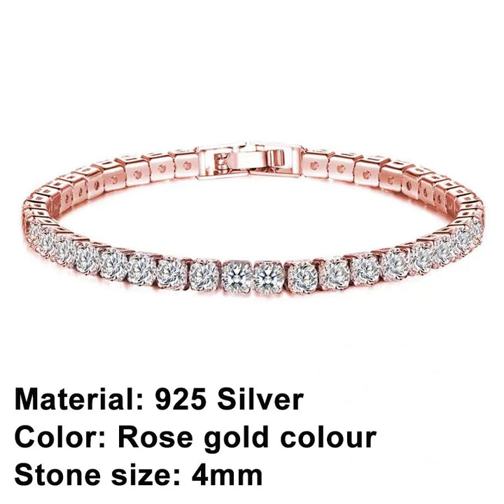Stornfield | Tennis Bracelet – Shine with Attitude: Sterling Silver Elegance and Hip-Hop Flair!