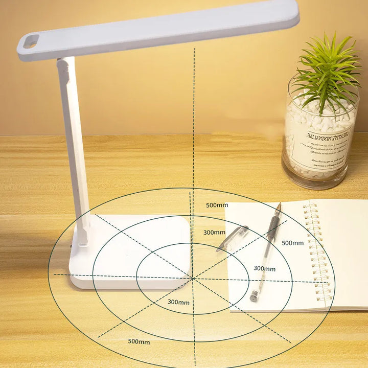Stornfield | 6000mAh rechargeable LED table lamp USB 3 color stepless dimmable desk lamp touch foldable eye-protecting reading night light