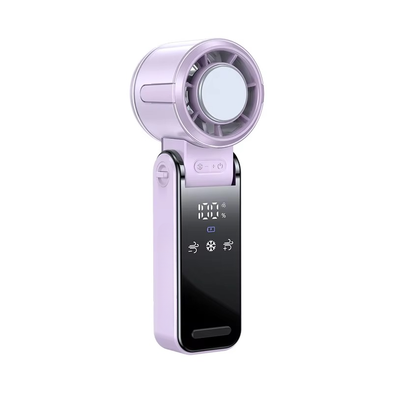 Foldable Turbine Handheld Fan with Integrated Ice Pack | Stornfield