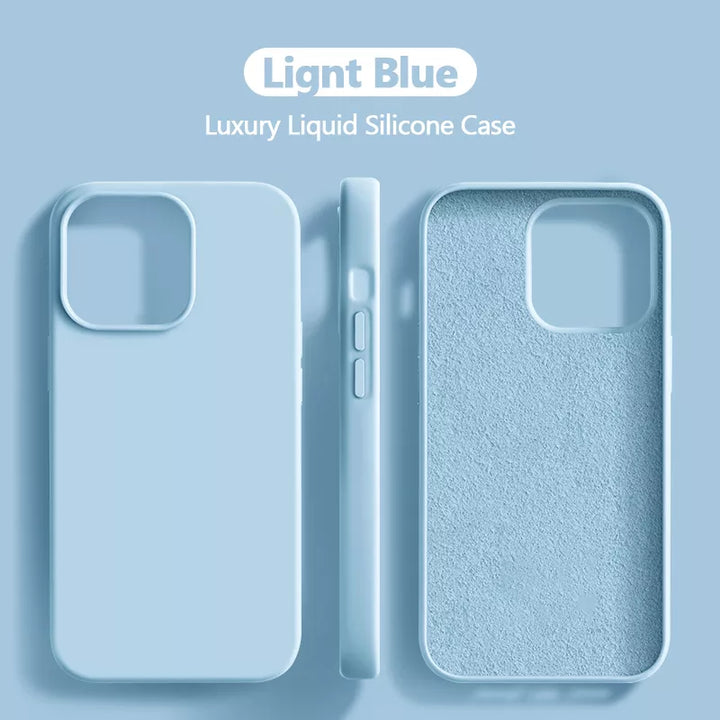 Stornfield | Shockproof Liquid Silicone Case for iPhone 15 14 13