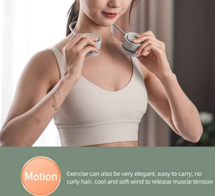 Retractable Aroma Therapy Bladeless Neck Fan | Stornfield