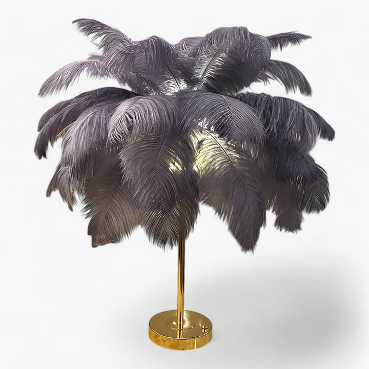 Stornfield | FeatherGlow | Touch Control Table Lamp - LED with Feathers for Weddings and Room Decor