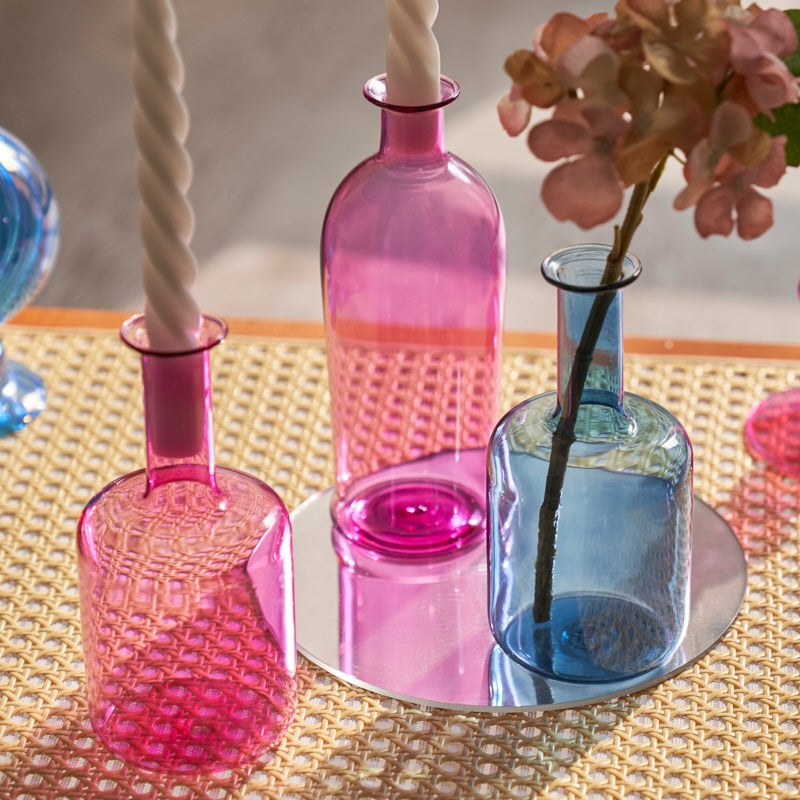 Bud Coloured Glass Vase | Stornfield