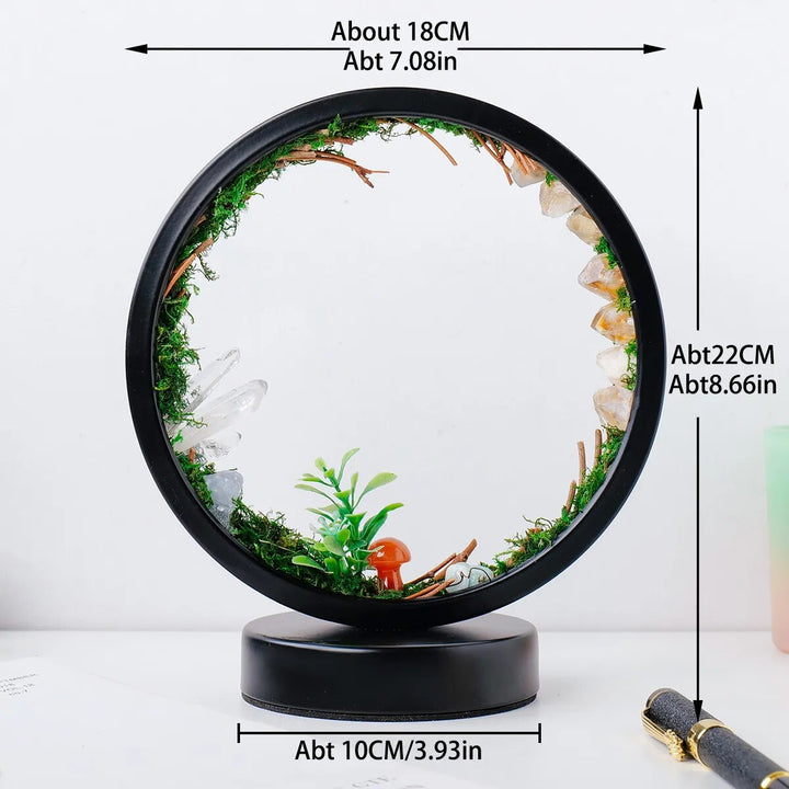 Lampe Forêt de Quartz Naturel
