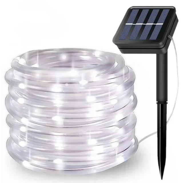 Stornfield | Solar LED String Lights - Waterproof Lights for Christmas, Garden, Lawn, Trees, Fence, and Path Decoration