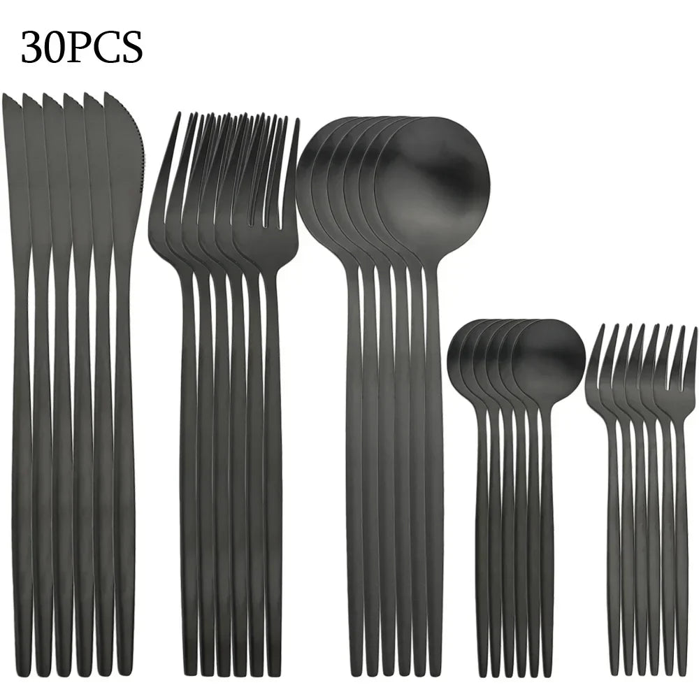 Stornfield | RefinedTable | 30-Piece Cutlery Set