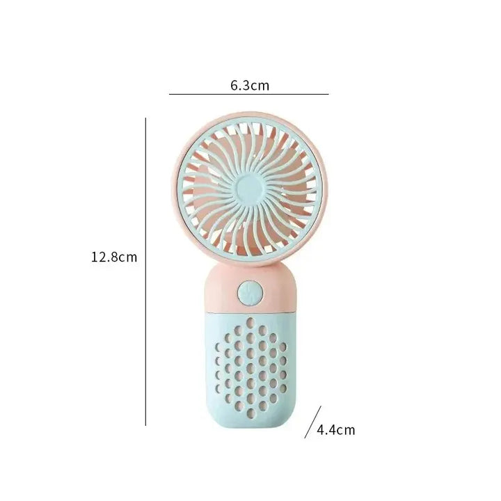 2024 New Cartoon Handheld Charging Fan - Cute and Portable Mini USB Pocket Fan for Students | Stornfield