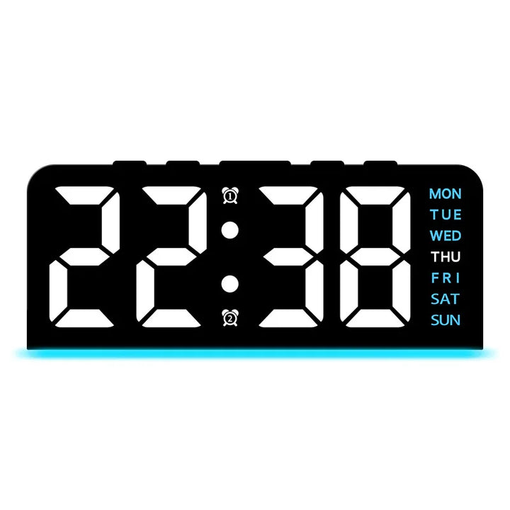 Modern LED All Week Display Night Lamp Alarm Clock | Stornfield