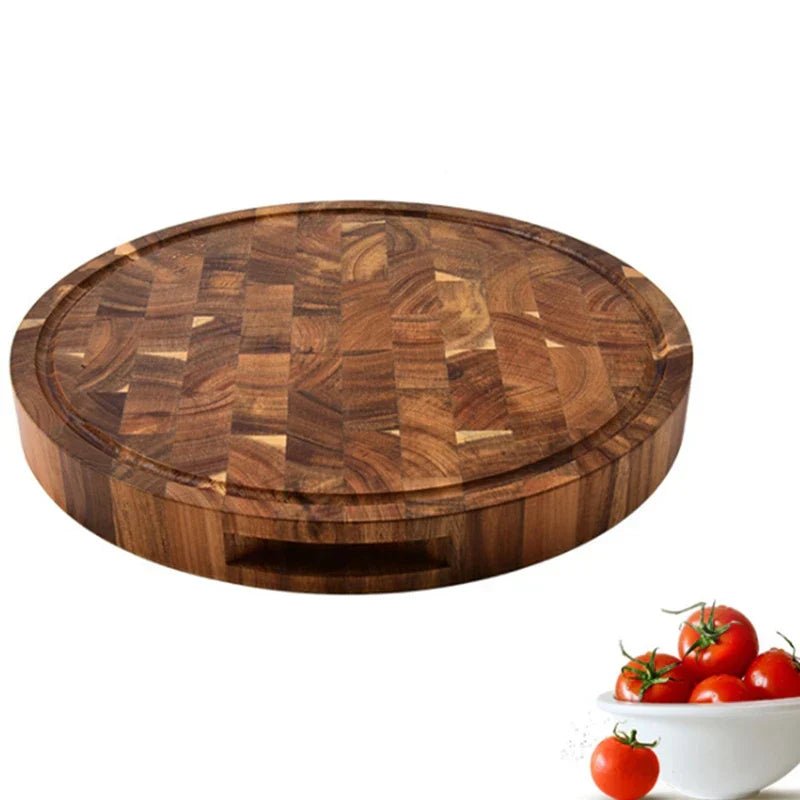 Stornfield | ButcherGrain | Thick Round Acacia Butcher Block