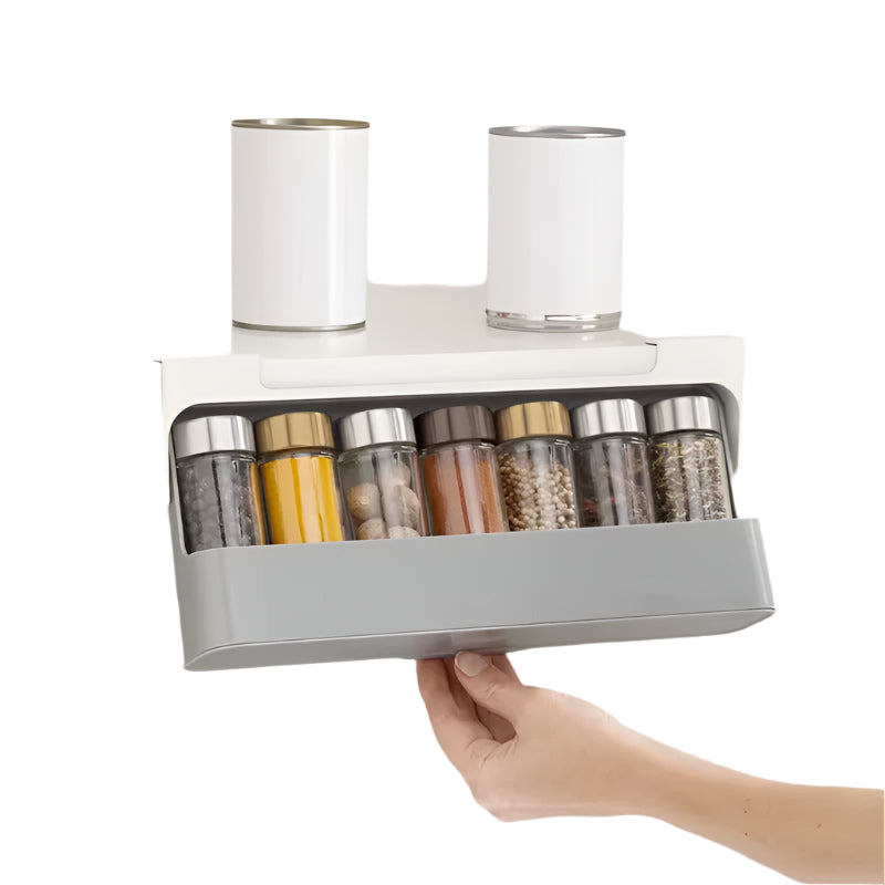 Stornfield Adhesive Herb Organizer – Stylish Kitchen Storage Solution