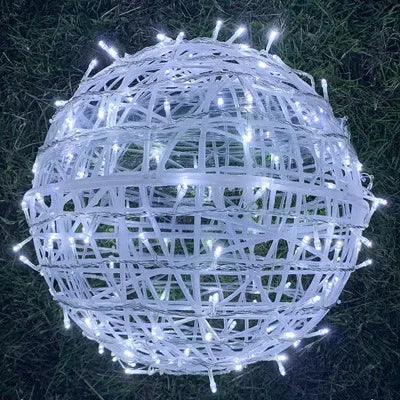 LED Rattan Ball String Lights – Decorative Outdoor Lighting for Gardens and Parties | Stornfield