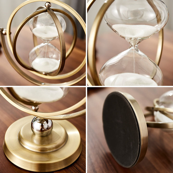 Time Charmer Metal Hourglass Decor | Stornfield