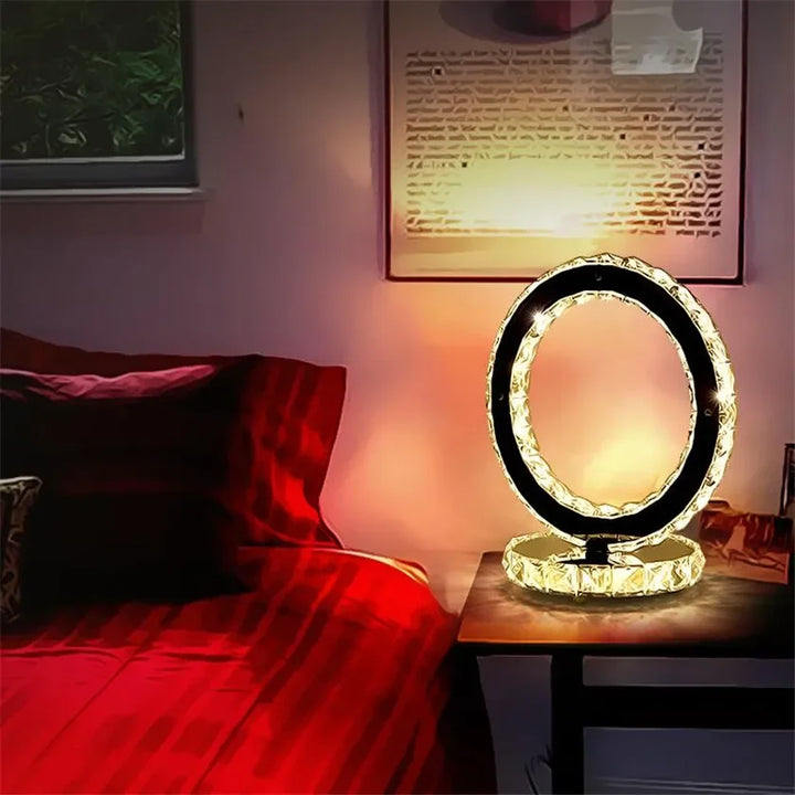 Stornfield | AmbientShine | Modern Crystal Table Lamp