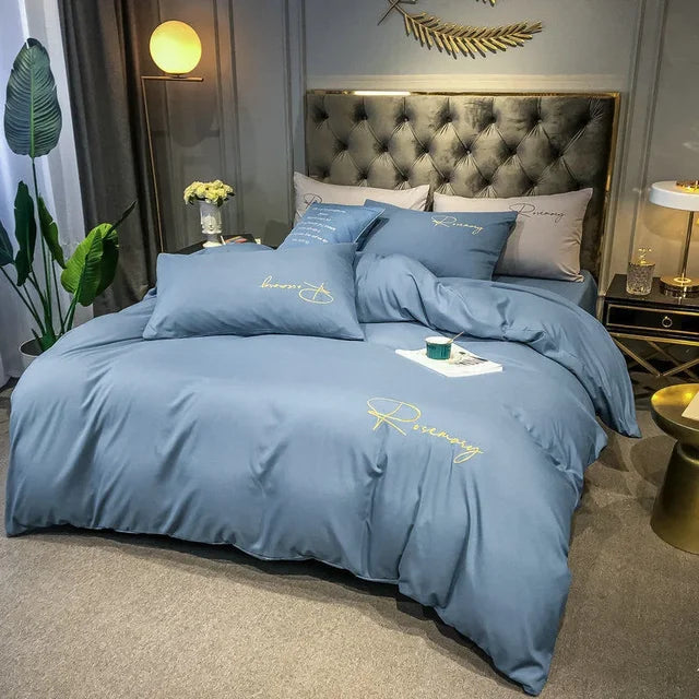 Luxury Duvet Cover with Elegant Embroidery – Soft, Breathable and High Quality | Stornfield