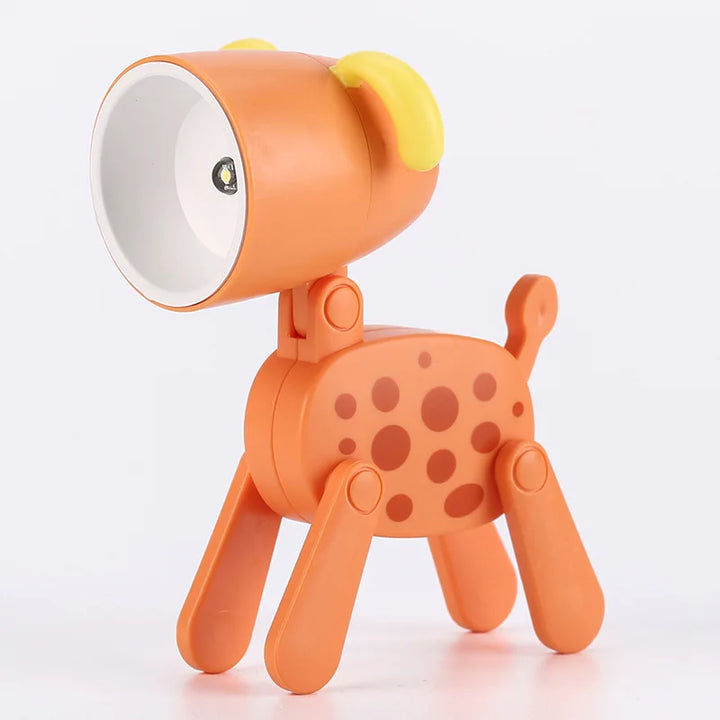 Stornfield | Cute LED Night Light - Mini Dog, Deer, Dinosaur Foldable Table Lamp for Children's Bedroom