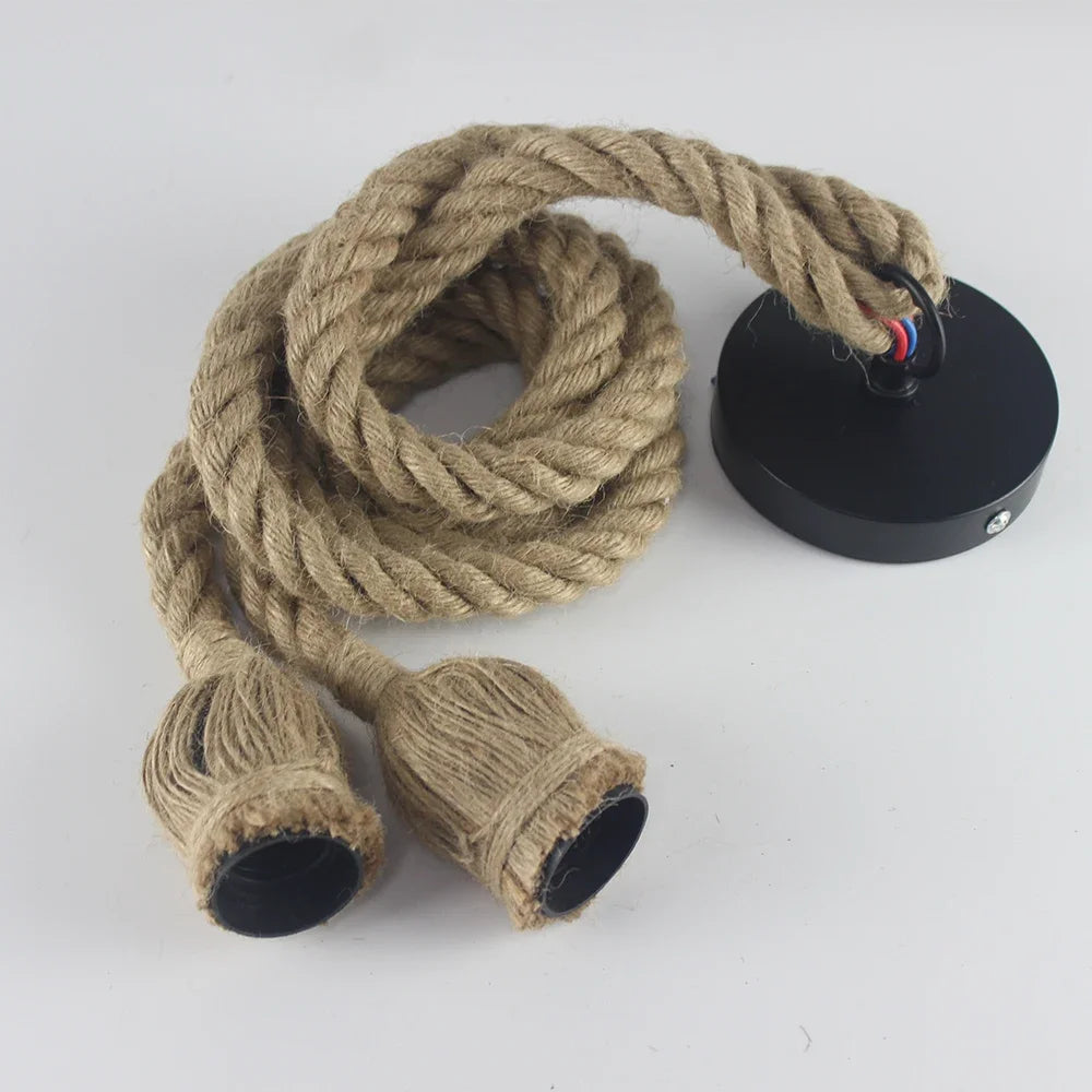 Stornfield | Vintage Hemp Rope Pendant Light