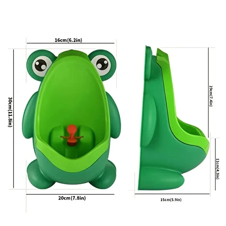 Frosch Toddler Urinal – Potty training for boys aged 1 to 3 years | With aiming target and suction cups Stornfield