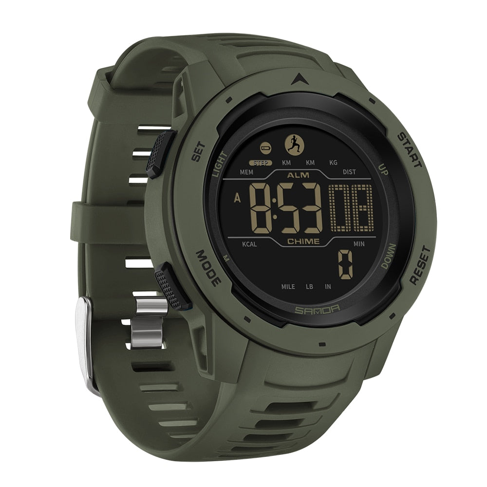 Stornfield | Waterproof Military Pedometer Digital Watch