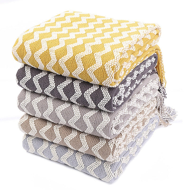 Stornfield | YELLOW BOHO PLAID PATTERN