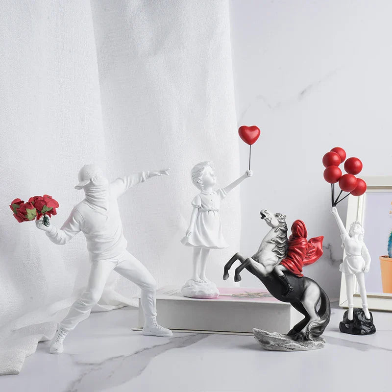 Stornfield | Collection of sculptures inspired by Banksy