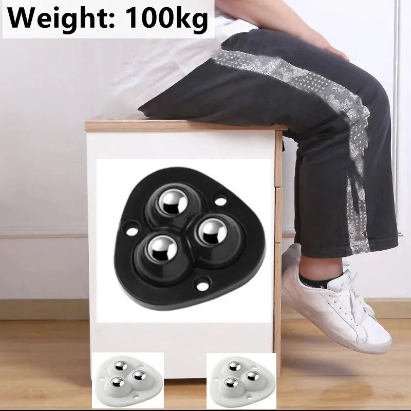 Stornfield | Fully Swiveling Self-Adhesive Furniture Wheels