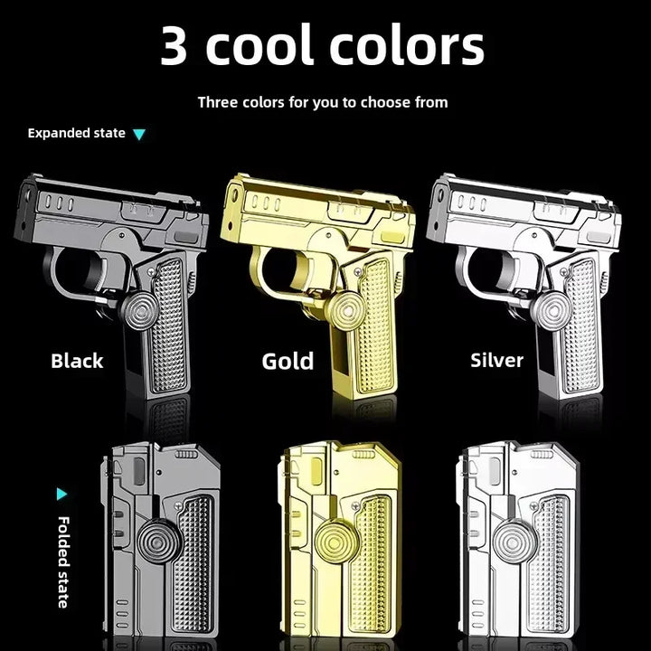 Foldable Dual-Form Gun-Shaped Windproof Lighter | Stornfield