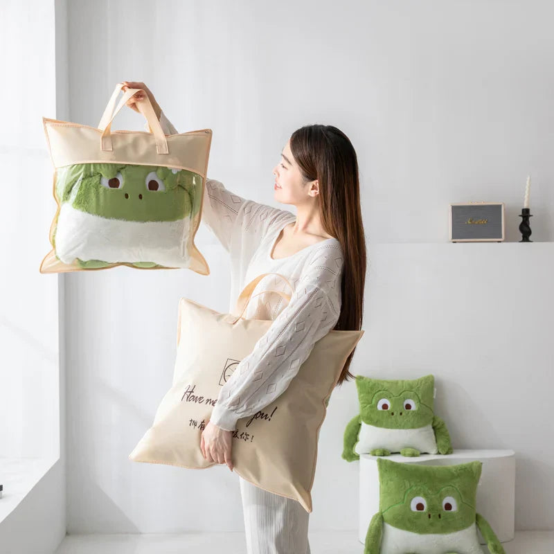 Cozy Dreams Mini Monster Quilted Pillow Stonrfieldanket | Stonrfield