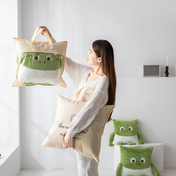 Cozy Dreams Mini Monster Quilted Pillow Stonrfieldanket | Stonrfield