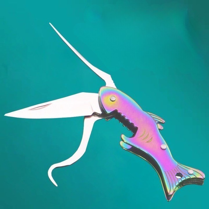 Sharp Shark Multifunctional Toothpick Knife Keychain | Stornfield