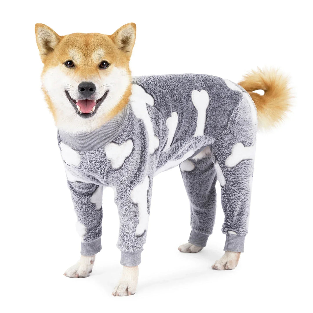 Stornfield Warm Winter Dog Pajamas, Fluffy and Stretchy