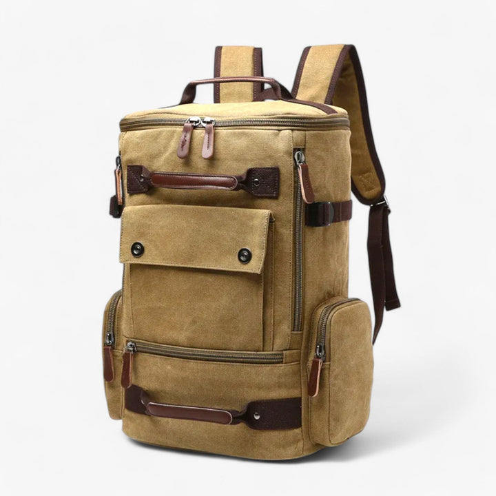 Stornfield | Vintage Canvas Backpack – Stylish & Functional with Laptop Compartment for Everyday & Adventure