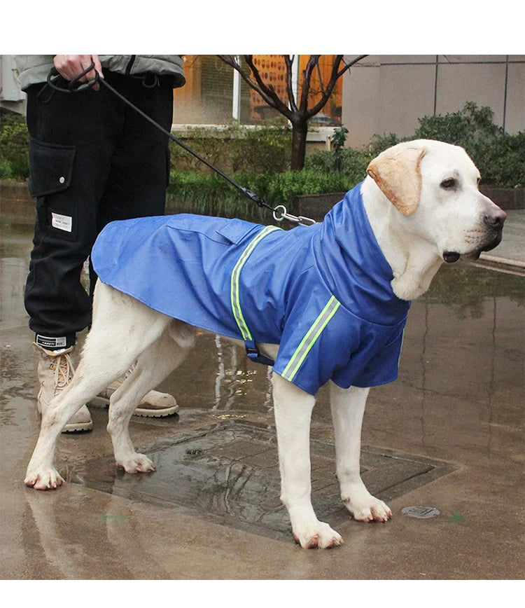 Waterproof Dog Raincoat with Hood & Reflectors Stornfield