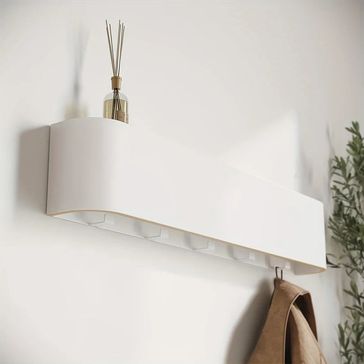 NordicHide Rack Wall wardrobe with shelf & hidden hooks Stornfield