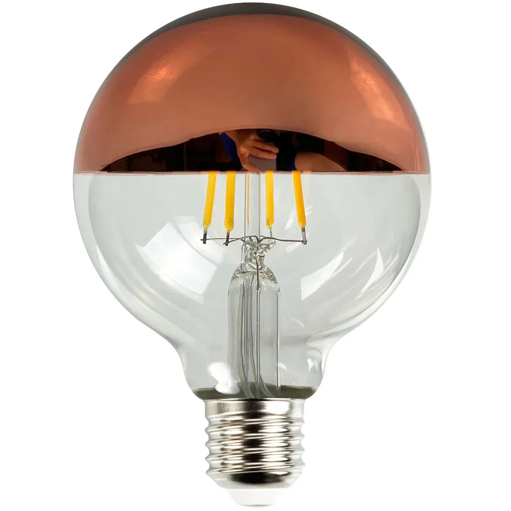 Vintage LED Bulb – Retro Table Lamp with Wooden Base | Stornfield