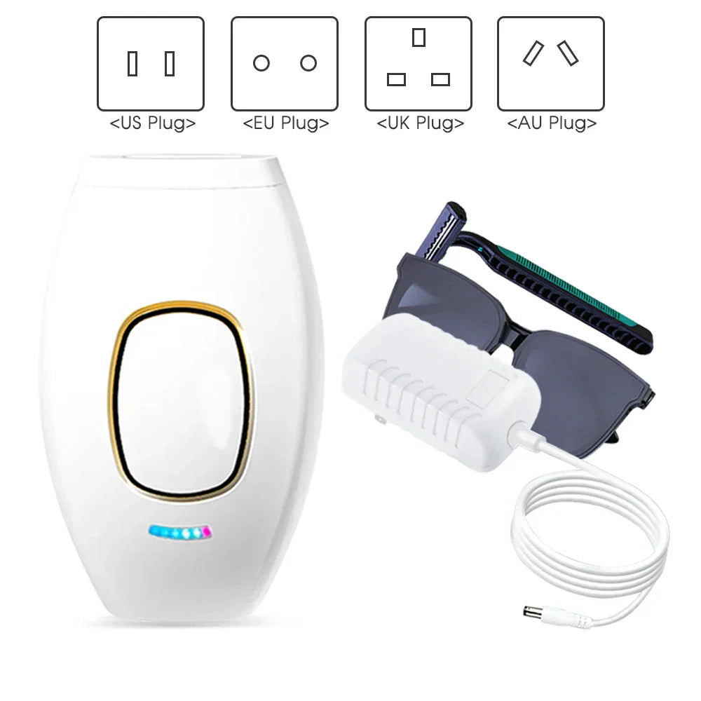 Stornfield | Bikini IPL 500,000 Flash Painless Permanent Laser Hair Removal for Women Home Hair Removal Devices